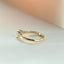 Joya oval diamond ring 14k gold - Studio Kroewe