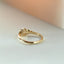 Joya oval diamond ring 14k gold - Studio Kroewe
