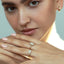 Joya oval diamond ring 14k gold - Studio Kroewe