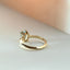 Judy aquamarine diamond ring 14k gold - Studio Kroewe