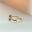 Judy aquamarine diamond ring 14k gold - Studio Kroewe