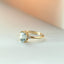 Judy aquamarine diamond ring 14k gold - Studio Kroewe