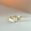 Judy baguette cut diamond ring 14k gold - Studio Kroewe
