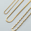 Kaia 1.9mm necklace 14k gold - Studio Kroewe