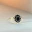 Kate black diamond entourage ring 14k gold - Studio Kroewe