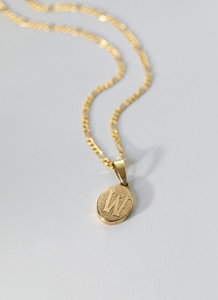 Sutton amethyst pendant 14k gold - Studio Kroewe