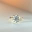 Lauren brilliant cut diamond pearl entourage ring 14k gold - Studio Kroewe