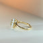 Lauren brilliant cut diamond pearl entourage ring 14k gold - Studio Kroewe