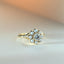 Lauren brilliant cut diamond pearl entourage ring 14k gold - Studio Kroewe