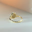 Lauren brilliant cut diamond pearl entourage ring 14k gold - Studio Kroewe