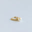 Lauren pearl single huggie 14k gold - Studio Kroewe