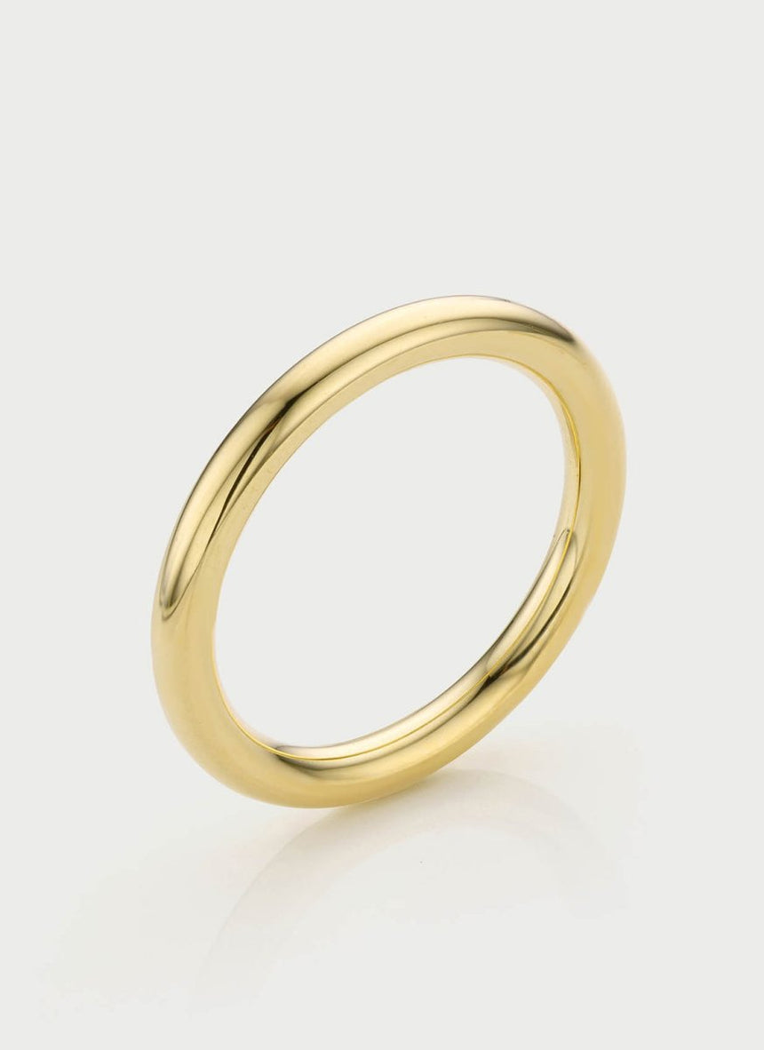 Lee stacking ring 14k gold - Studio Kroewe