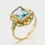Leonis topaz ring 14k gold - Studio Kroewe