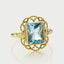 Leonis topaz ring 14k gold - Studio Kroewe