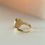Lexy signet ring 14k gold - Studio Kroewe
