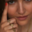 Lexy signet ring 14k gold - Studio Kroewe