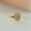 Lexy signet ring 14k gold - Studio Kroewe
