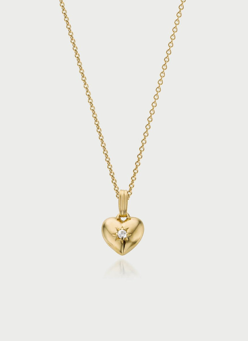 Libby birthstone charm 14k gold - Studio Kroewe