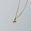 Libby birthstone charm 14k gold - Studio Kroewe