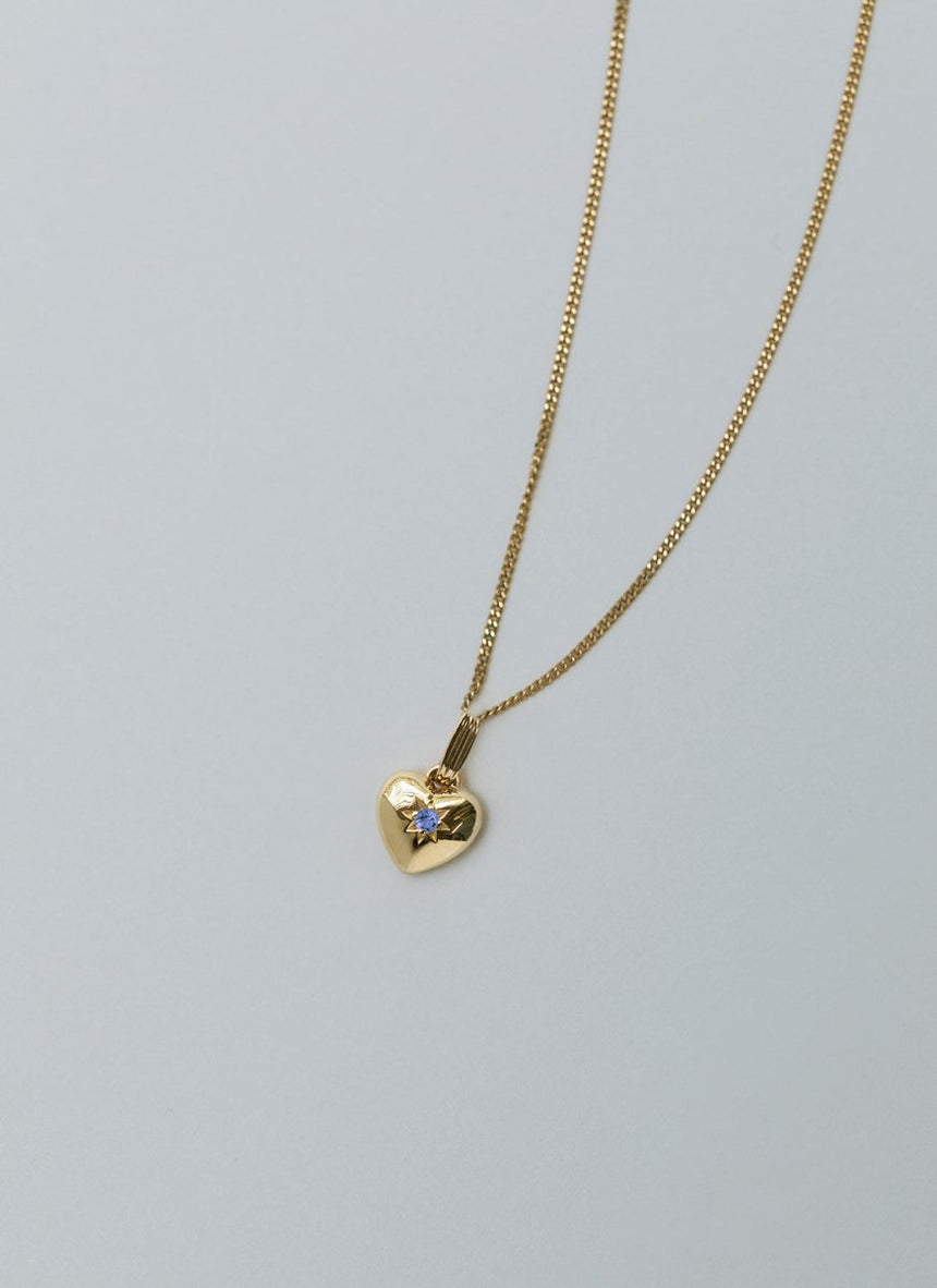 Libby birthstone charm 14k gold - Studio Kroewe