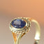 Limited Edition - Aurie tanzanite ring 14k gold - Studio Kroewe