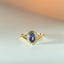 Limited Edition - Aurie tanzanite ring 14k gold - Studio Kroewe