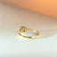 Limited Edition - Daisy oval cut aquamarine diamond ring 14k gold - Studio Kroewe