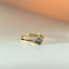 Limited Edition - Daisy sapphire diamond ring 14k gold - Studio Kroewe