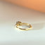 Limited Edition - Daisy sapphire diamond ring 14k gold - Studio Kroewe