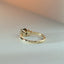 Limited Edition | Lily green tourmaline diamond ring 14k gold - Studio Kroewe