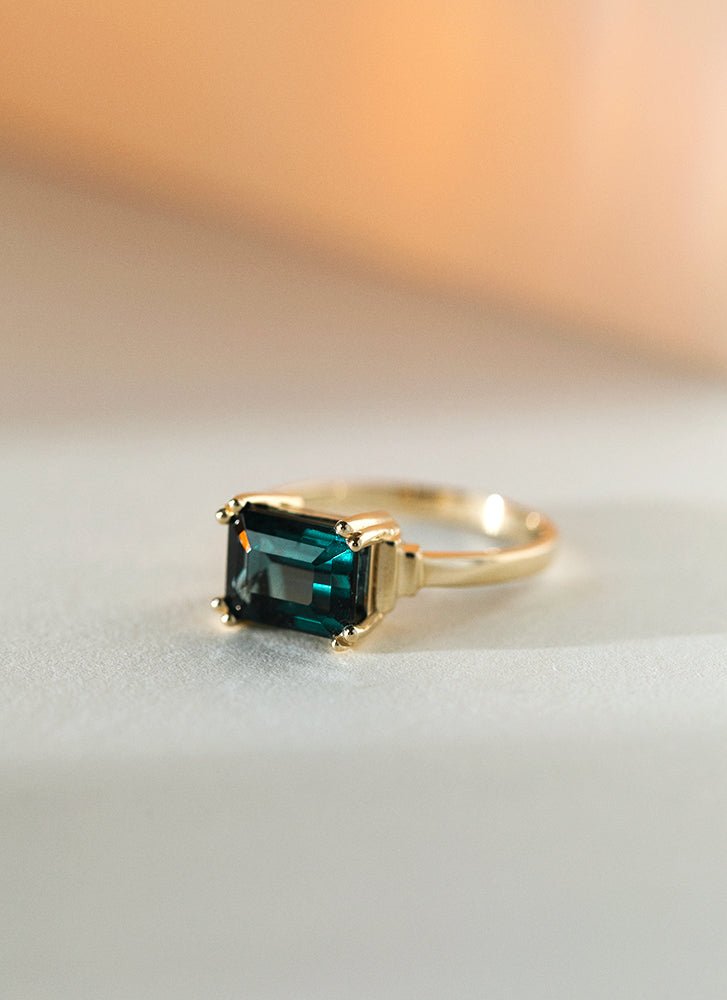 Georgia diamond ring 14k gold - Studio Kroewe