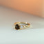Limited Edition | River brown tourmaline diamond ring 14k gold - Studio Kroewe