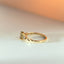 Limited Edition | River light brown tourmaline diamond ring 14k gold - Studio Kroewe