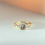 Limited Edition | River taupe tourmaline diamond ring 14k gold - Studio Kroewe