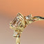 Limited Edition | River taupe tourmaline diamond ring 14k gold - Studio Kroewe