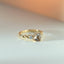 Limited Edition | River taupe tourmaline diamond ring 14k gold - Studio Kroewe