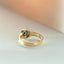 Limited Edition | Rumi green blue sapphire ring 14k gold - Studio Kroewe