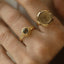 Limited Edition | Rumi green sapphire ring 14k gold - Studio Kroewe