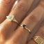 Limited Edition | Sunny blue sapphire ring 14k gold - Studio Kroewe