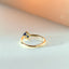Limited Edition | Sunny blue sapphire ring 14k gold - Studio Kroewe