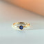 Limited Edition | Sunny blue sapphire ring 14k gold - Studio Kroewe