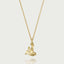 Little bird charm 14k gold - Studio Kroewe