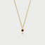 Little dido birthstone pendant 14k gold - Studio Kroewe