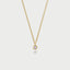 Little dido birthstone pendant 14k gold - Studio Kroewe