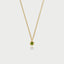 Little dido birthstone pendant 14k gold - Studio Kroewe