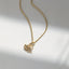 Little swallow charm 14k gold - Studio Kroewe