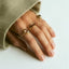 Lizzy ametrine ring 14k gold - Studio Kroewe