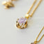 Lizzy moonquartz charm 14k gold - Studio Kroewe