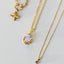 Lizzy moonquartz charm 14k gold - Studio Kroewe