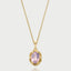 Lizzy moonquartz charm 14k gold - Studio Kroewe